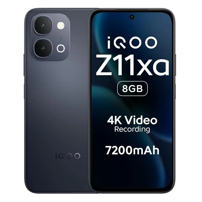 iQOO Z11xa 5G Titan Black 8GB RAM 128GB Storage