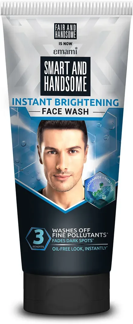 Smart and Handsome Instant Brightening and Freshness Face Wash 150 g pack