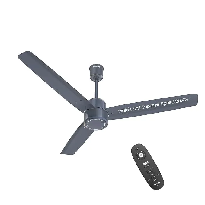 Havells EPIC STORM BLDC+ Ceiling Fan in Denim Blue