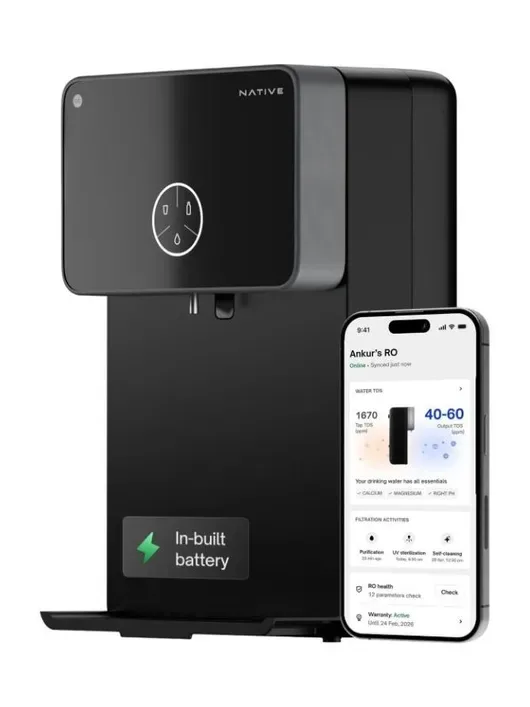 NATIVE By Urban Company M2 Pro 7 L. RO + UV + Alkaline + Minerals Water Purifier