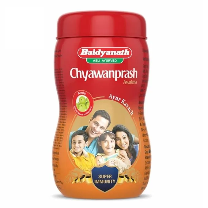 Baidyanath Asli Ayurved Chyawanprash 950g jar – Ayurvedic health supplement with 42+ herbs