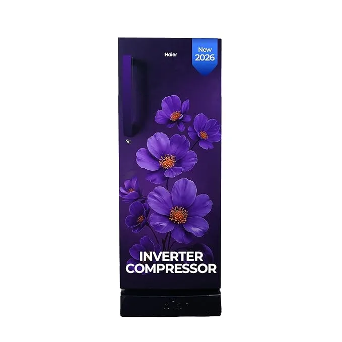 Haier 215 L 5 Star Direct Cool Inverter Single Door Refrigerator Purple Xsenia