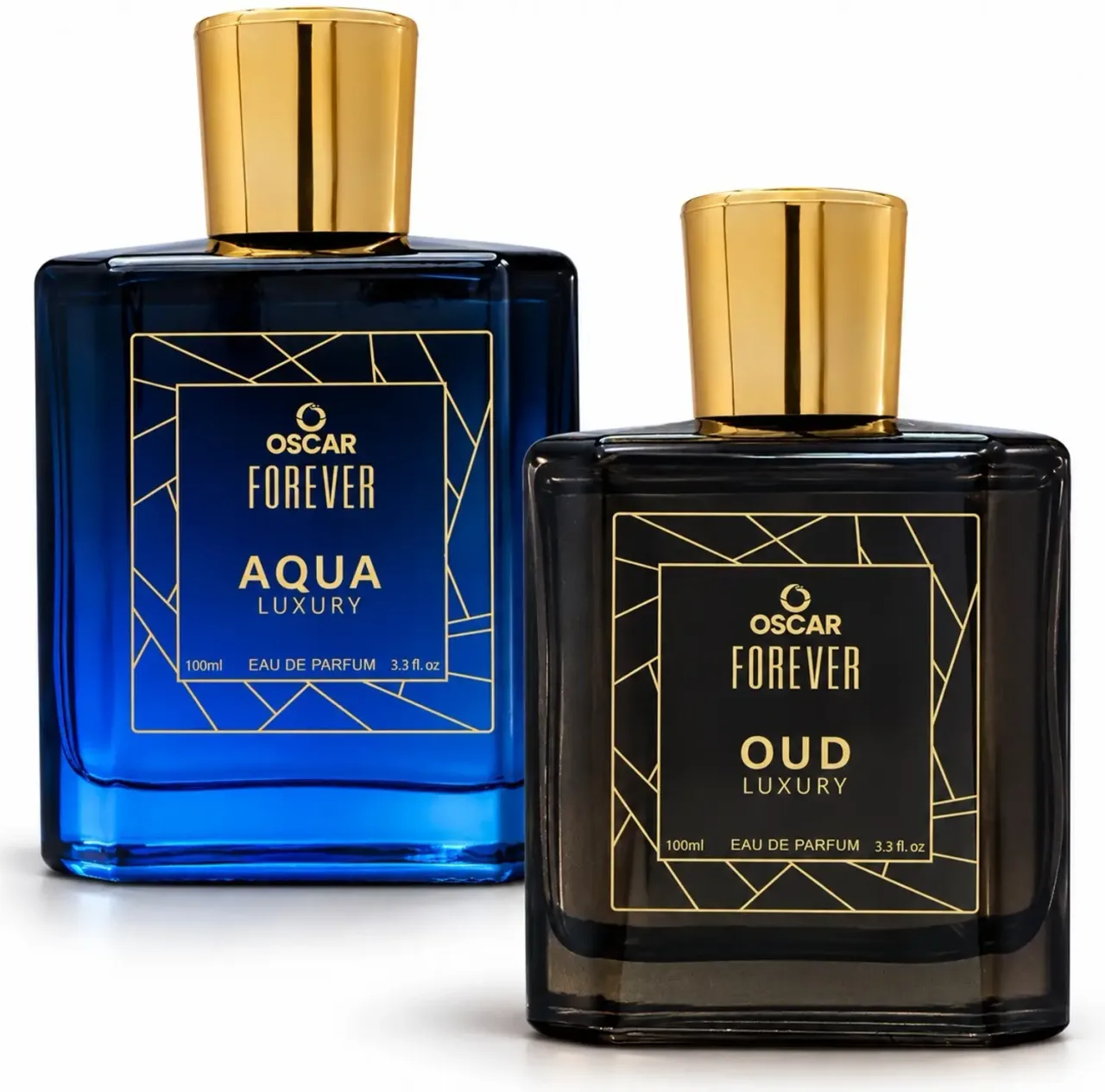 OSCAR Forever Luxury Aqua & Oud Premium Perfume Combo, Eau de Parfum 200 ml pack of 2 bottles