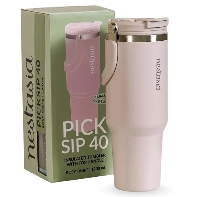 Nestasia PickSip40 Tumbler 1.2L Rosy Taupe