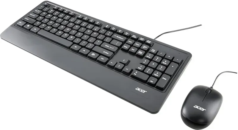 Acer Keyboard & Mouse Combo with Palm Rest Wired USB Standard Laptop Keyboard product image