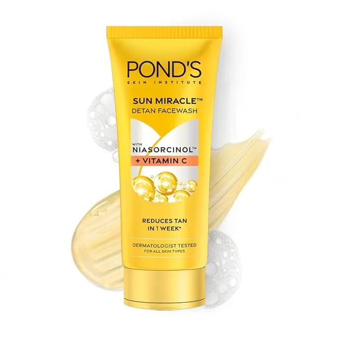 Pond's Detan Face Wash for Tan Removal in Just 7 Days – 100 g bottle