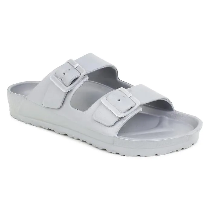 Hygear Men's Sharpy Light Grey Slippers