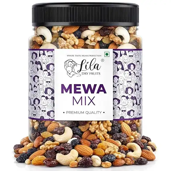 LILA DRY FRUITS MEWA MIX 250 g mixed dry fruits pack with almonds, cashews, walnuts and raisins