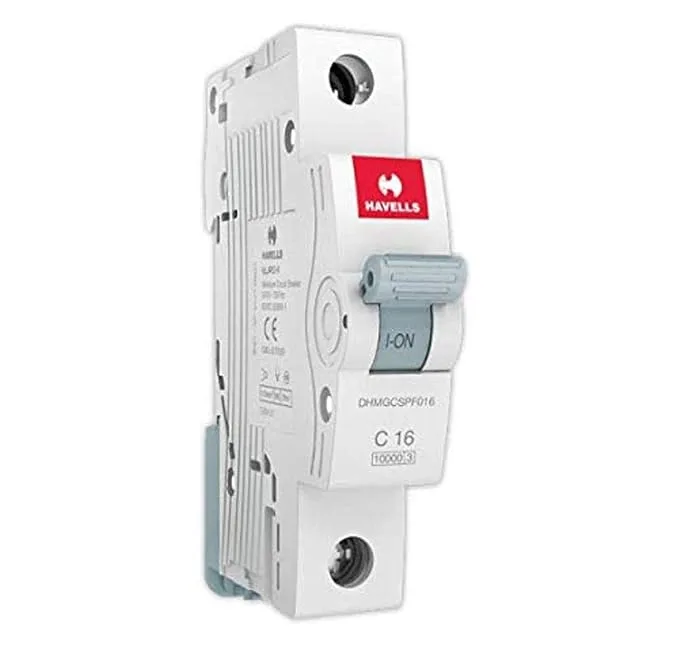 Havells DHMGCSPF016 PVC Plastic 16A single-pole C-curve MCB