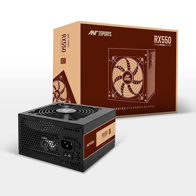 Ant Esports RX550 550 Watt 80 Plus Bronze Certified Power Supply