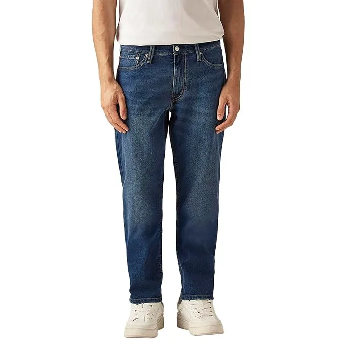 Levi's Men's 541 tapered fit mid-rise jeans in dark indigo