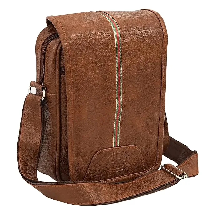 Storite PU Leather Sling Bag For Men and Women