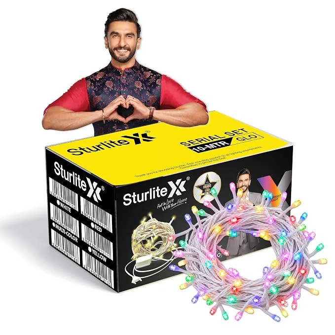 Sturlite GLO Decorative LED Light 10 Meter Long String Light Multi-Color