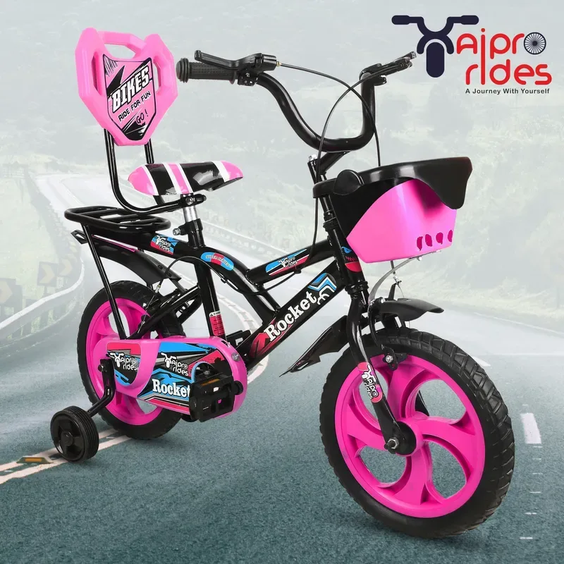 NEXOVA 14T Rocky Baby Pink Kids Cycle