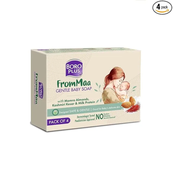 BOROPLUS FromMaa Gentle Baby Soap pack of 4 on Amazon India