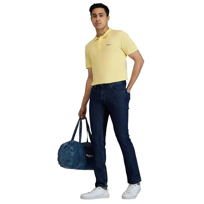 Pepe Jeans Men's Jeans Slim Fit Mid Rise Stretchable