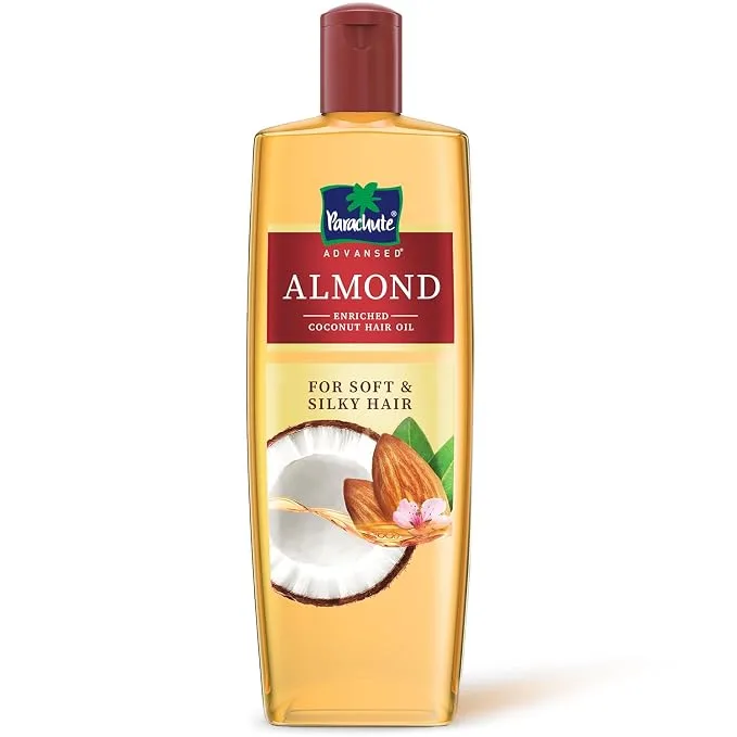 Parachute Advansed Almond enriched Coconut Hair Oil with Vitamin E 300 ml bottle
