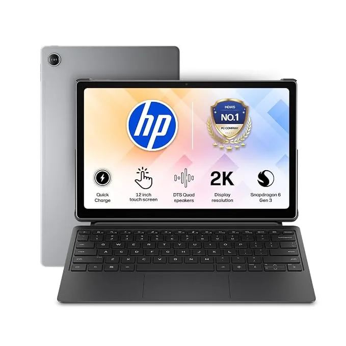 HP Omnipad 12 Tablet with Detachable Keyboard Silver