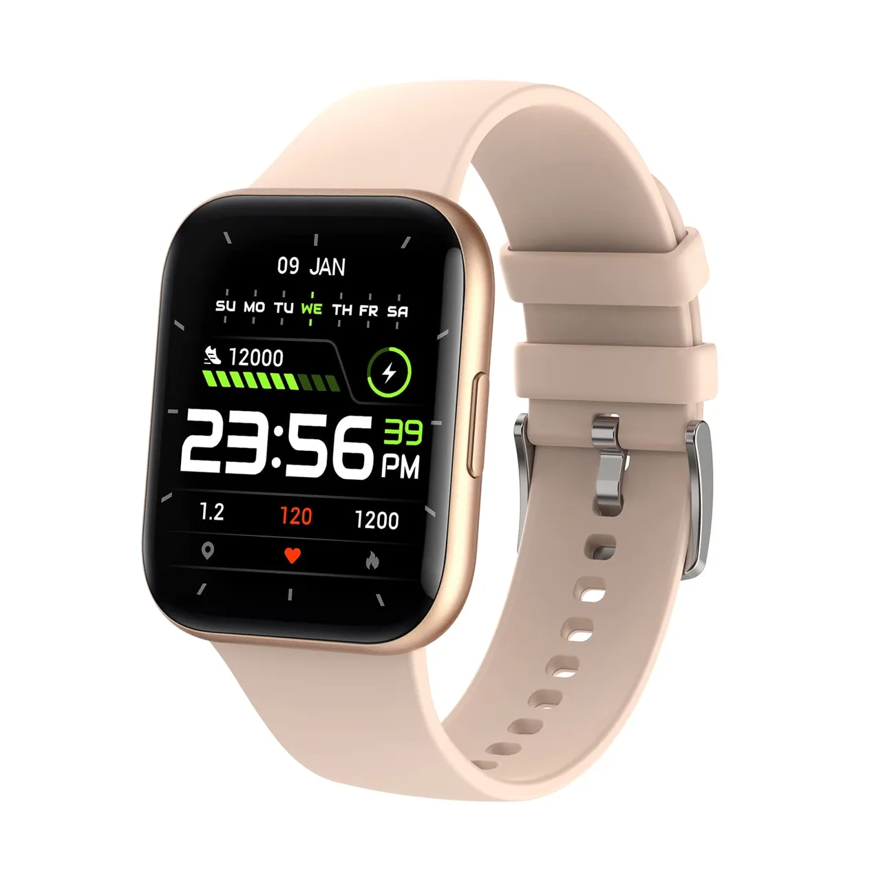 Maxx SX25 Ace Smartwatch in Rose Gold with 1.69 inch display