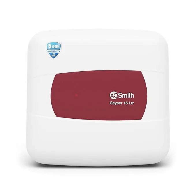 AO Smith Geyser 15 Litre 5 Star Rating Storage Water Heater HSE-SHS-015