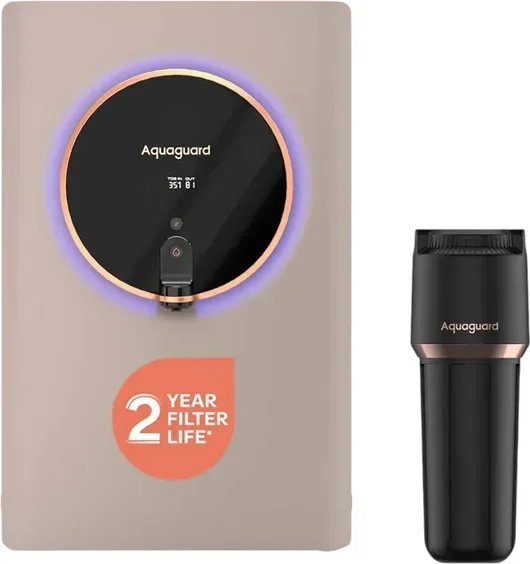 Aquaguard Sure Delight Aquasaver RO+UV+UF+MC SS 2X 5L Water Purifier