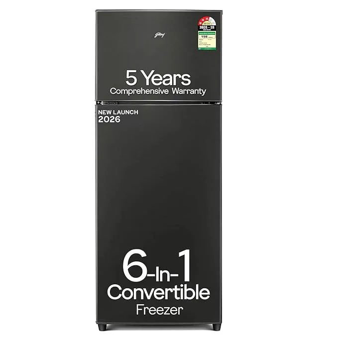Godrej 244 L 3 Star 6-in-1 Convertible Double Door Refrigerator