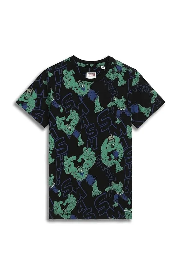 Allen Solly Boy's T Shirt Black