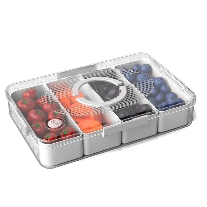 Lifelong Fridge Storage Box With 4 Removable Containers