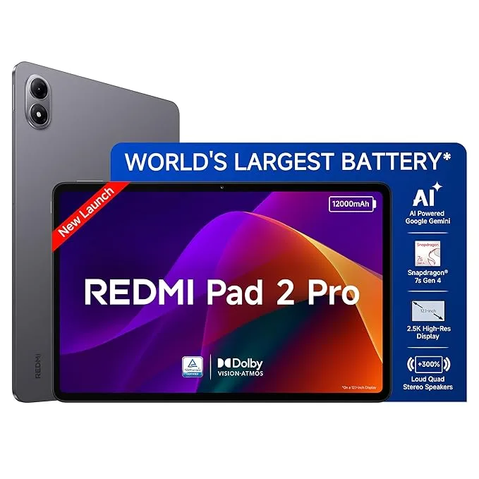 Redmi Pad 2 Pro 12.1-inch LCD Display Tablet Graphite Grey