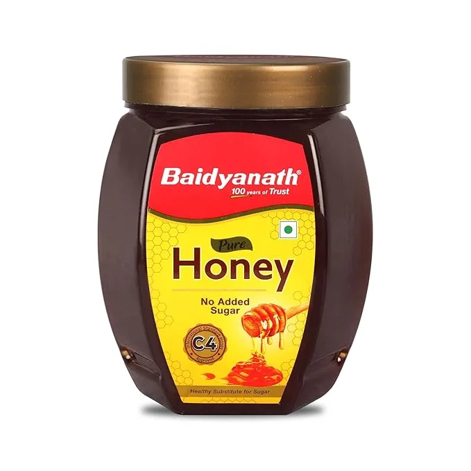 Baidyanath Ayurved Pure Honey 1 kg jar product photo on Amazon India