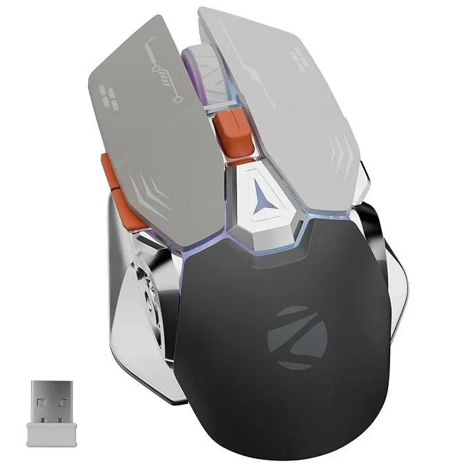 ZEBRONICS Transformer M Pro Wireless Gaming Mouse Slate