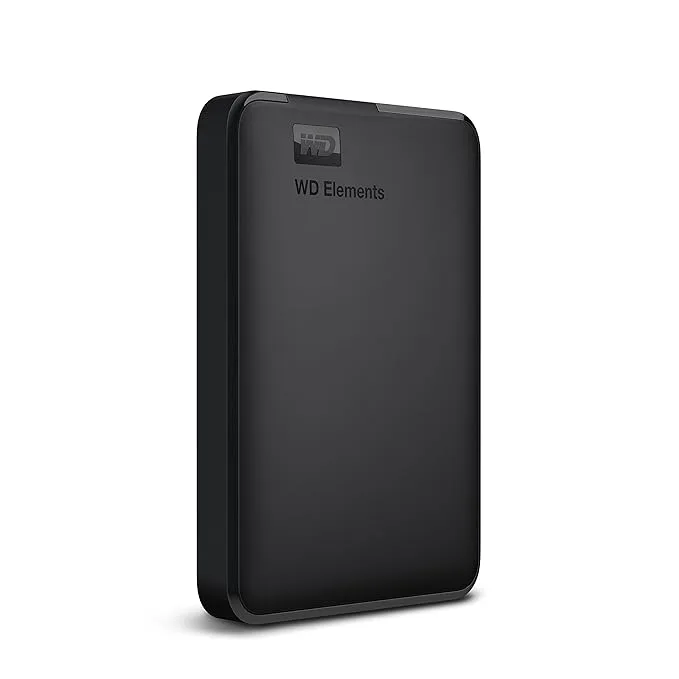 2TB Elements Portable HDD, Black USB 3.0, Compatible with PC, PS4 and Xbox, External HDD (WDBHDW0020BBK-EESN)