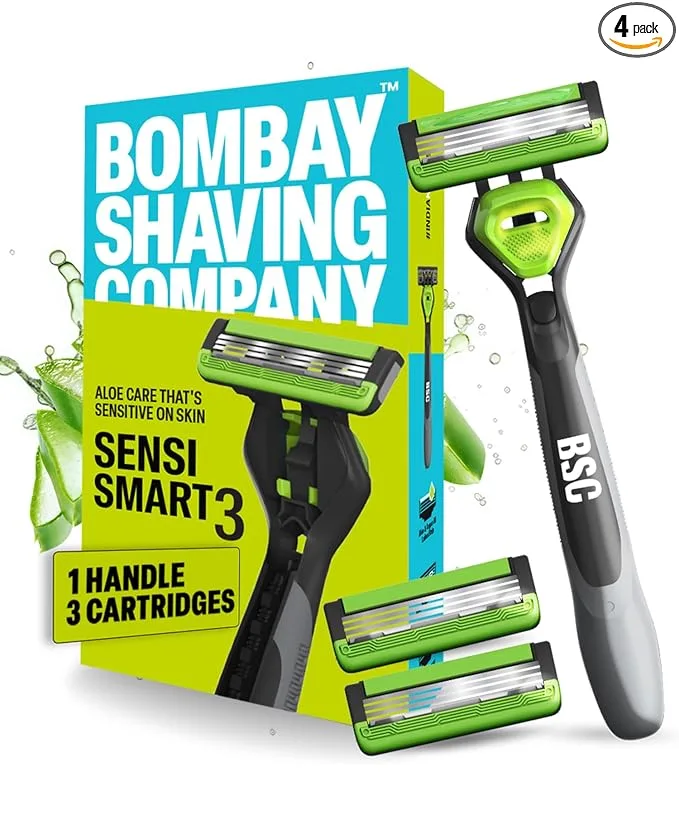 Bombay Shaving Company Sensi Smart 3 Value Pack